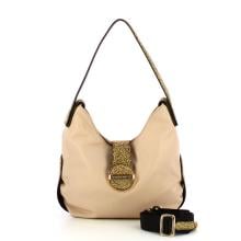 Borbonese Hobo bag Small Sabbia OP Naturale - 4
