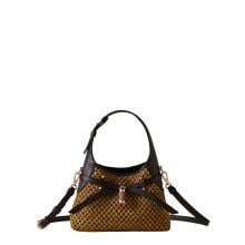 Borbonese Halo Mini Bag Senape Ebano - 1