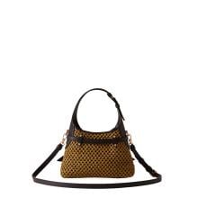 Borbonese Halo Mini Bag Senape Ebano - 3