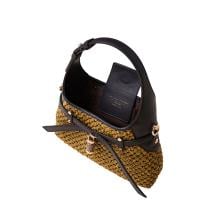 Borbonese Halo Mini Bag Senape Ebano - 4