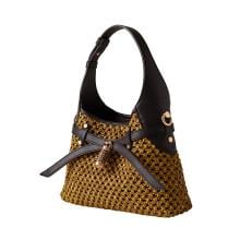 Borbonese Halo Mini Bag Senape Ebano - 5