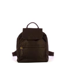 Borbonese Zaino Medium con patta Cioccolato - 1