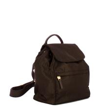 Borbonese Zaino Medium con patta Cioccolato - 2