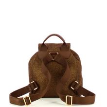 Borbonese Zaino Medium con patta Castagno - 3