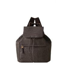 Borbonese Zaino Medium con patta Catrame - 1