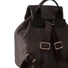 Borbonese Zaino Medium con patta Catrame - 4