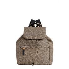 Borbonese Zaino Medium con patta OP Naturale Nero - 1