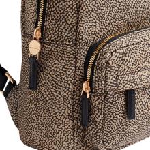 Borbonese Zaino Medium OP Naturale Nero - 4