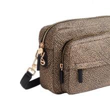Borbonese Camera case Medium OP Naturale Nero - 4