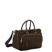 Borbonese Bauletto Medium con tracolla Cioccolato - 2