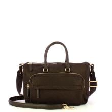 Borbonese Bauletto Medium con tracolla Cioccolato - 4