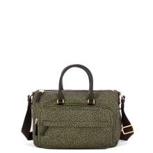 Borbonese Bauletto Medium con tracolla Catrame - 1