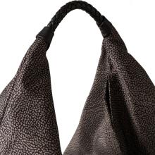 Borbonese Hobo Large Plie Catrame - 4