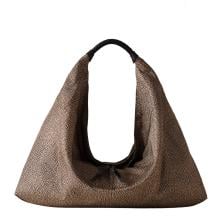 Borbonese Hobo Large Plie OP Naturale - 1