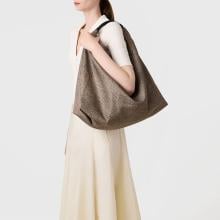Borbonese Hobo Large Plie OP Naturale - 2