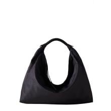 Borbonese Hobo Medium Plie Dark Black - 1