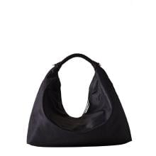Borbonese Hobo Medium Plie Dark Black - 4