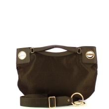 Borbonese London Hobo Medium Cioccolato - 4