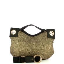 Borbonese London Hobo Medium OP Naturale Nero - 4