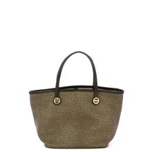 Borbonese Borsa a mano Flight S Carbone - 1