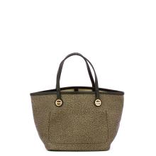 Borbonese Borsa a mano Flight S Carbone - 3