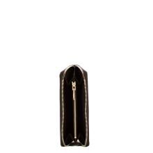 Borbonese Portafoglio Large Zip Around Cioccolato - 3
