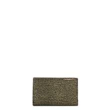 Borbonese Portafoglio Medium con patta Catrame - 2