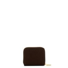 Borbonese Portafoglio Small Zip Around Cioccolato - 2