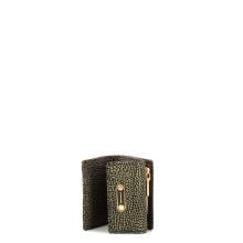 Borbonese Portafoglio Small con patta Catrame - 3