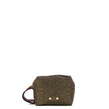 Borbonese Beauty Small con maniglia Catrame - 1