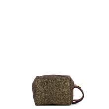 Borbonese Beauty Small con maniglia Catrame - 3