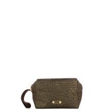 Borbonese Beauty Medium con maniglia Catrame - 1