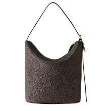 Borbonese Hobo Bag Prive Medium Catrame - 3