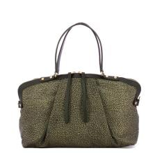 Borbonese Borsa a spalla Frame Medium Catrame - 1