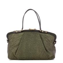 Borbonese Borsa a spalla Frame Medium Catrame - 3