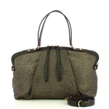 Borbonese Borsa a spalla Frame Medium Catrame - 4