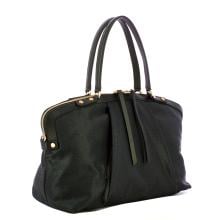 Borbonese Borsa a spalla Frame Medium Dark Black - 2