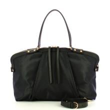 Borbonese Borsa a spalla Frame Medium Dark Black - 4
