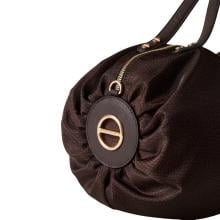 Borbonese Bauletto B-Accademy Large Cioccolato - 4