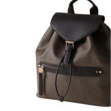 Borbonese Zaino Urban medium Carbone - 4