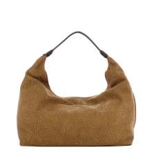Borbonese Hobo bag Medium Cumino Ebano - 3
