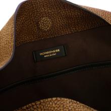 Borbonese Hobo bag Medium Cumino Ebano - 4