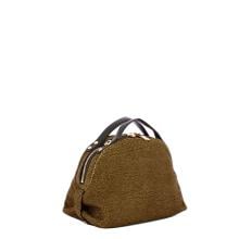Borbonese Sexy Bag Small camoscio OP Cumino Ebano - 2