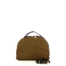 Borbonese Sexy Bag Small camoscio OP Cumino Ebano - 4