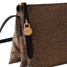 Borbonese Cross over medium OP Naturale Nero - 910103530189X11 - 4