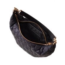Borbonese Hobo Bag Honey Small Dark Black - 91010129AH1Y66 - 4