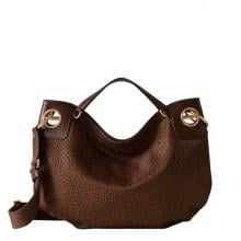 Borbonese London Hobo Medium Castagno - 910102620195264 - 1