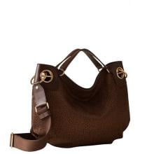 Borbonese London Hobo Medium Castagno - 910102620195264 - 2
