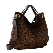 Borbonese Borsa a mano London Large Corteccia - 910102630325255 - 2