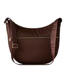 Borbonese Borsa Luna Bag Medium con taschino Noisette - 934109I15038 - 1
